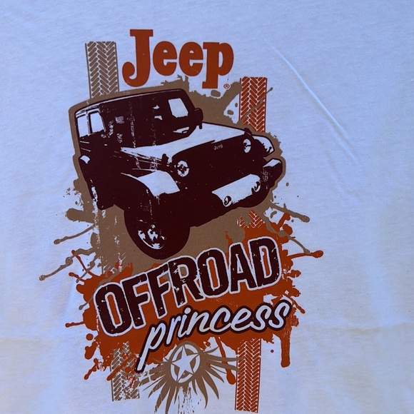 Women’s JEEP Tshirt Official Jeep off-road princess tee New with tags - Picture 3 of 7